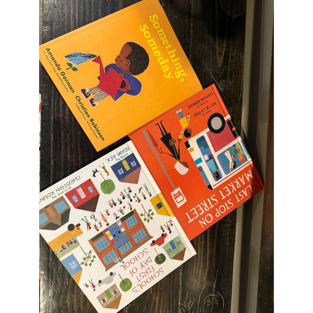 Christian Robinson Childrens Book Bundle Last Stop Market Street Amanda Gorman 3